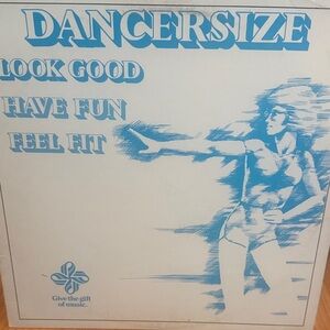 Dancersize Vinyl Record - Blue and White